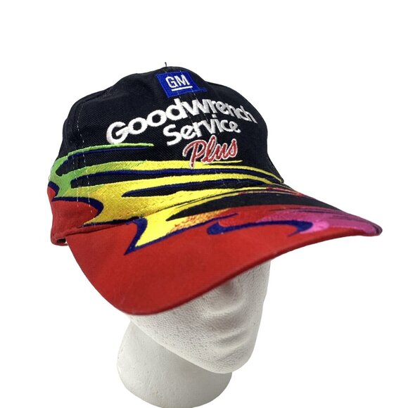 Dale Earnhardt #3 Peter Max Hat Snap Back Shark Tooth 90's NASCAR Goodwrench - Picture 1 of 11